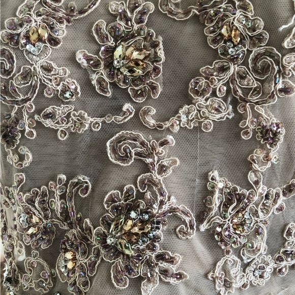 Long Sleeves beaded gown. - Picture 12 of 17